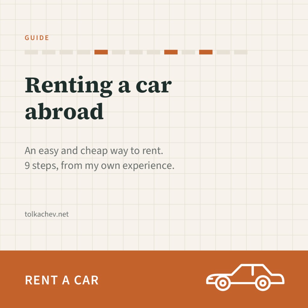 Renting a car abroad